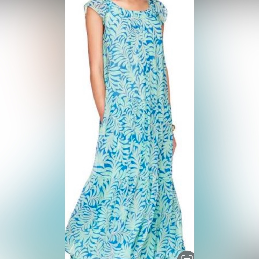 KATE SPADE NEW YORK 'SEA FERNS' PRINT SILK DRESS. BRAND New. $700